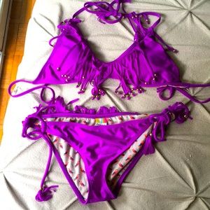 Purple bikini. Like new